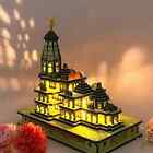 Shree Ram Mandir Ayodhya Model 6.5 Inches with LED light integrated