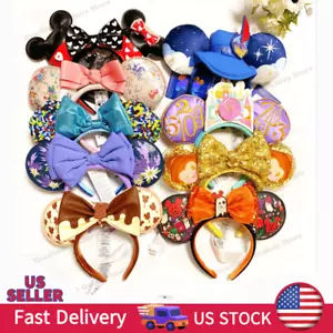 US stock Disney new Styles cartoon Parks Halloween lovely Minnie Ears Headband - Picture 1 of 231