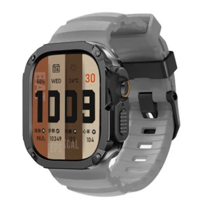 Correa de silicona suave y cómoda y funda protectora para Apple Watch 44/45/46/49 mm - Imagen 1 de 33