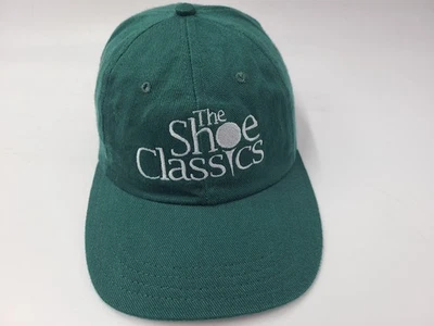 复古 The Shoe 经典平沿帽高尔夫帽爸爸男式女式美国制造绿色 — 第 1/4 张图片