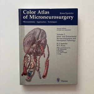 Color Atlas of Microneurosurgery Volume 3 2nd Edition Thieme Ex Library Book - Picture 1 of 8