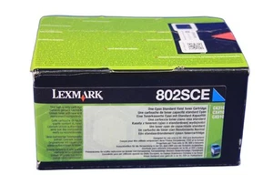Lexmark 802SCE 80C2SCE Toner Cyan (équivalent à 80C2SC0) -A - Photo 1/1