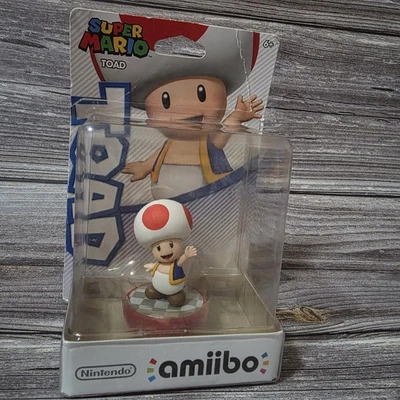 Nintendo Super Mario Toad Amiibo (Nintendo Switch Wii U 3DS) New in Box - Image 1 of 4