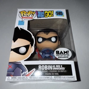 Funko Pop! Televisión - Teen Titans Go! #585 Robin como Red X BAM sin máscara - Imagen 1 de 6