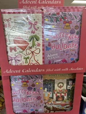 Bundle Of 4 TRADER JOE'S Chocolate Advent Calendar 2025 24 Day Countdown Xmas - Image 1 of 4