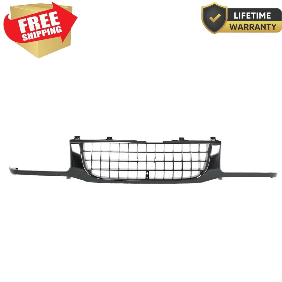 For 1993-1997 New Front Grille Fits Isuzu Rodeo Black Plastic - Image 1 of 4