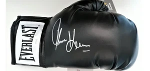 THOMAS HEARNS SIGNED RIGHT HAND BLACK EVERLAST BOXING GLOVE W/JSA CERT WIT511975 - Picture 1 of 4