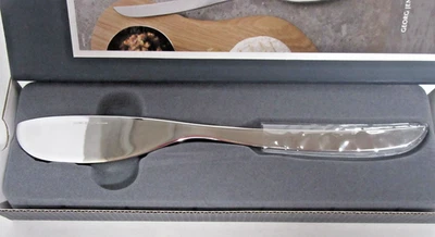 NEW Georg Jensen Alfredo Stainless Steel Soft Cheese Knife 3390211 Mirror Finish - Image 1 of 3