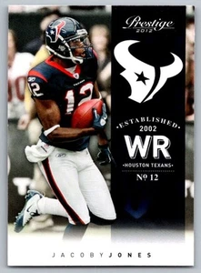 2012 Panini Prestige Jacoby Jones Houston Texans #77 - Picture 1 of 2