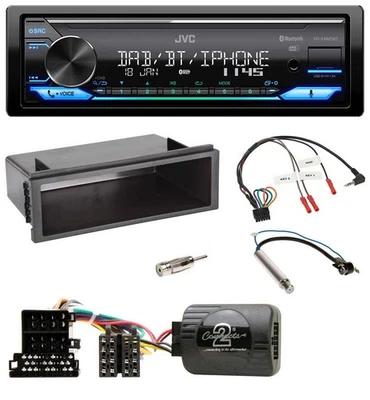 JVC Bluetooth DAB USB Lenkrad Autoradio für Seat Ibiza 2002-2008 Lenkradstg. - Bild 1 von 4