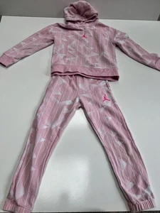 NIKE Girls Jordan All over Print Hoodie Large and Leggings Medium Set - Picture 1 of 3
