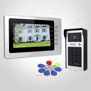 7" Video Klingelanlage Intercom System Mit Stummschaltmodus Für Haussicherheit - Bild 1 von 8