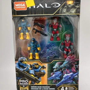 Mega Construx Halo Sword Base Invasion Pro Builders 8yrs+ Set 4 Figures GLB75 - Picture 1 of 15