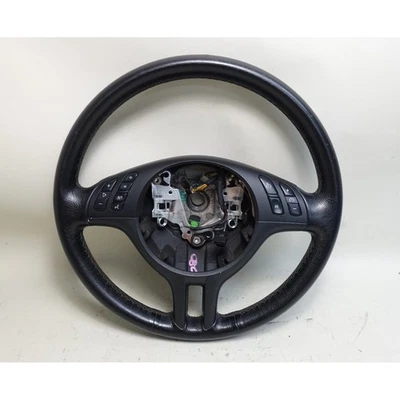 01-06 BMW E46 3-Series Factory Sports Leather Steering Wheel Multifunction OEM - Image 1 of 4