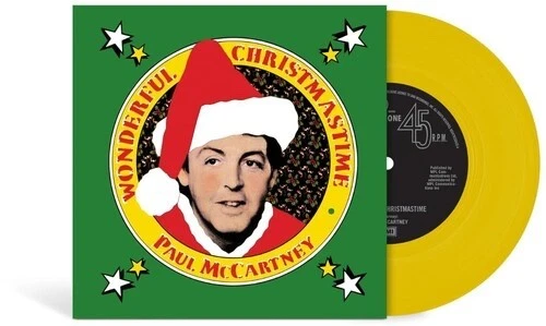 Paul McCartney *Wonderful Christmastime *NEW 7 INCH RECORD LP VINYL YELLOW - Image 1 of 1