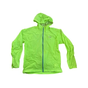 North Face Flight Series Hyvent 2.5L Verde Neón Nylon Cremallera Completa Carcasa Ligera - Imagen 1 de 9