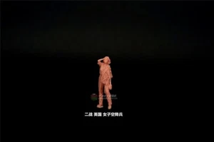 1/72 Segunda Guerra Mundial Gran Bretaña "Mujeres soldados aerotransportados" 1 hombre modelo de grupo (impreso en 3D) - Imagen 1 de 2