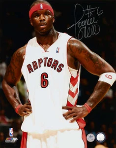 Jermaine O'Neal Signed Toronto Raptors Basketball 11x14 Photo - Bild 1 von 1