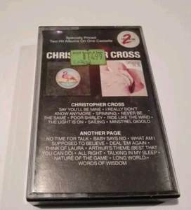 1979 Christopher Cross Self Titled Another Page Cassette Tape Albums Collectable - Picture 1 of 4