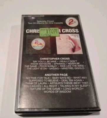 1979 Christopher Cross Self Titled Another Page Cassette Tape Albums Collectable - Image 1 of 4