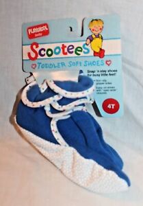 NEW IN PACKAGE 1991 VINTAGE PLAYSKOOL SCOOTEES TODDLER SOFT SHOE 4T BLUE 