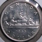 1965 CANADA Silver Dollar: 80% Silver, 'from the Proof-Like set'