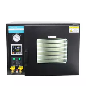 Lab 0,9 piedi 25 L forno di asciugatura sottovuoto riscaldamento 5 lati 7 ripiani 0~250 °C 0,098 Mpa 110 V - Foto 1 di 12