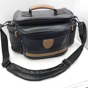 Solidex Performance Video Leather Camera Camcorder Bag Large 5 zippered pockets - Picture 1 of 13