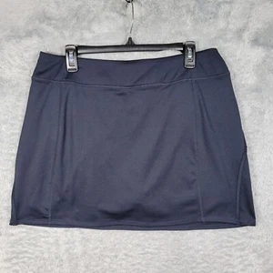 Tangerine Skort Womens XL Navy Blue Skirt Golf Tennis Athletic Zip Pocket 33x16 - Picture 1 of 9