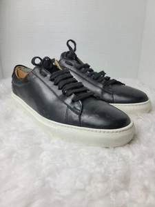 To Boot New York 'Ramos' scarpe da uomo taglia 13 M sneakers basse nere in pelle - Foto 1 di 11