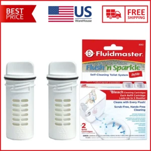 Flush 'n Sparkle Automatic Toilet Bowl Cleaning System 2 Pack - Picture 1 of 5