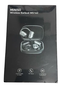 Nuevo - Auriculares inalámbricos MINISO MS162 AI Translation negros sellados - Imagen 1 de 2