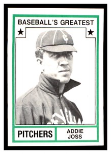 1982 TCMA Baseball's Greatest Pitchers #43 ADDIE JOSS Cleveland Indians ~F9II