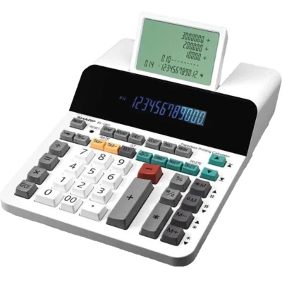 Sharp 12 Digit Paperless Printing Calculator (EL-1901)  - Image 1 of 4