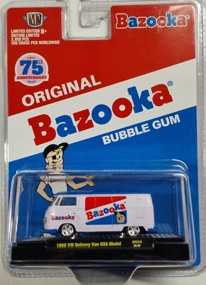 M2 Machines 1960 VW Volkswagen T1 Lieferwagen Delivery Van Bazooka Bubble Gum - Bild 1 von 4
