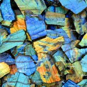 7500cts labradorite multifuoco lastra pietra preziosa naturale fette esemplare grezzo cristallo - Foto 1 di 12