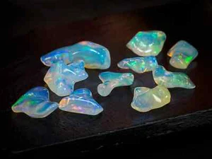 Grado AAA, pulido grande - ópalo crudo a granel, ópalo áspero lote Welo para hacer joyas - Imagen 1 de 3