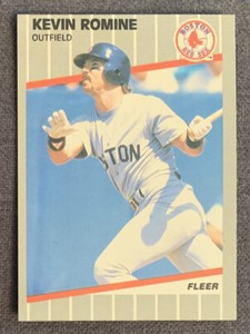 1989 Fleer Kevin Romine Randy Kutcher ( shown Batting) #98