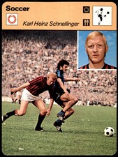 Editions Rencontre Sportscaster Football Card (1977-80) Karl Heinz Schnellinger