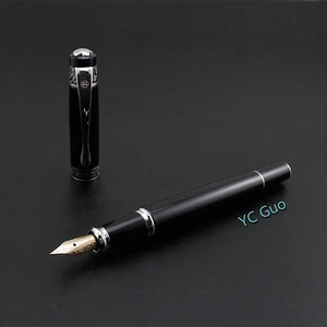 2016 Model Hero Emperor 100 Fountain Pen 12K Gold Fine Nib Without Box - Picture 1 of 7