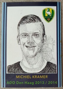 Collectible Picture Michiel Kramer ADO The Hague 2013/14 # Colorworks