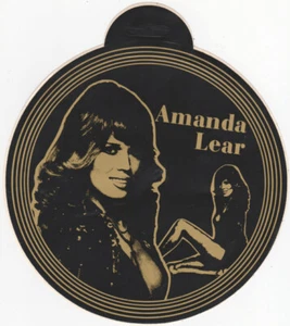 AMANDA LEAR - Original - Auto Aufkleber - 70er Jahre - Sticker - 20cm. - Imagen 1 de 1