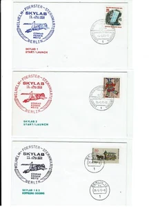 Skylab II May-June 1973 Berlin GERMANY 5 Covers Tracking Stations Space !! - Picture 1 of 2