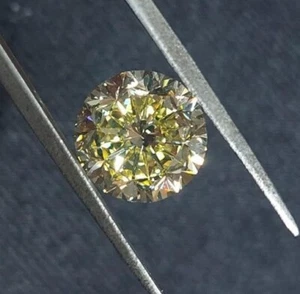 STUNNING NATURAL FANCY YELLOW DIAMOND LOOSE ROUND 5.06CT GIA CERT FLAWLESS - Picture 1 of 4