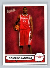 2004-05 Bazooka #159 Dikembe Mutombo Houston Rockets Basketball Card