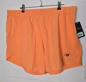 New Balance Womens Running Shorts NWT Orange Size XL - Picture 1 of 12