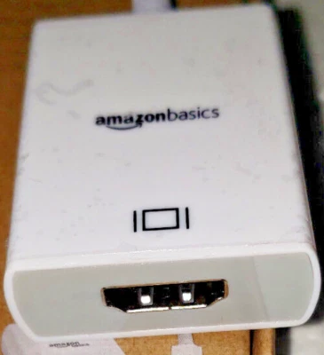 Amazon Basics Mini DisplayPort Thunderbolt to HDMI Adapter - Image 1 of 4