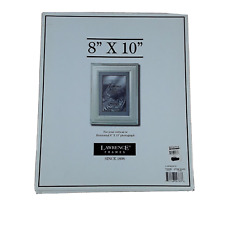 NIB Lawrence Frame VERONA 8"x10" Vertical or Horizontal 2 Tone Silver Frame