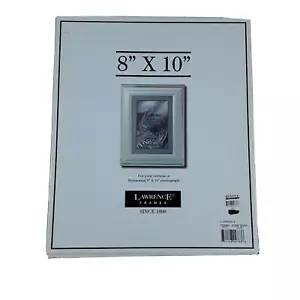 NIB Lawrence Frame VERONA 8"x10" Vertical or Horizontal 2 Tone Silver Frame - Picture 1 of 4