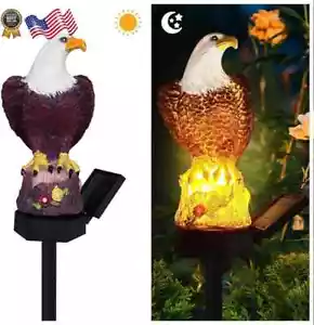 Eagle Solar Garden Lights,Eagle Statue Eagle Decor Garden Solar Light Outdoor - Picture 1 of 10